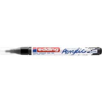 Marcatore acrilico Edding 5300 - punta tonda 1-2 mm tratto fine - nero-intenso - 4-5300901