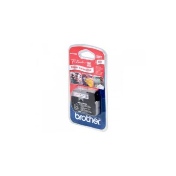 Originale Brother MK222BZ Nastro rosso-bianco