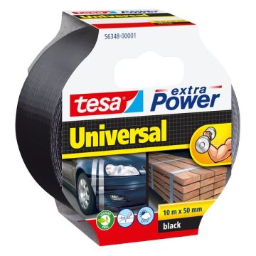 NASTRO ADESIVO 10mtx50mm NERO tesa Extra Power Universal