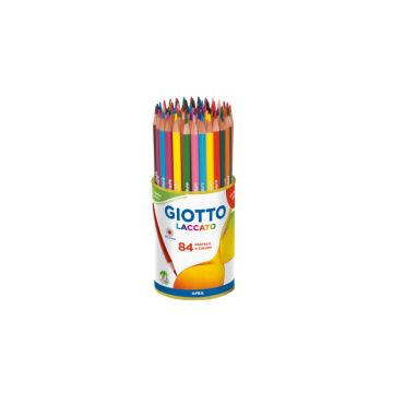 Matite colorate GIOTTO Laccato assortiti barattolo da 84 - 52010000