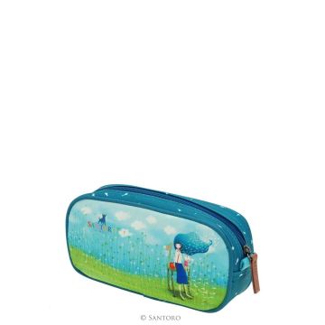 Astuccio bauletto scuola Kori Kumi Beyong the sea. cm 22x11x5. Santoro