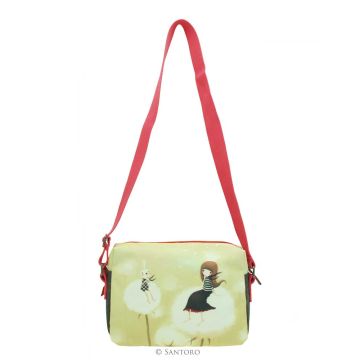 Borsa a tracolla.Kori KumI - Blowing Kisses.SANTORO. cm 28x22x10.PVC