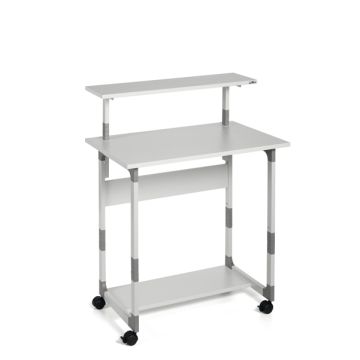 DURABLE PC WORKSTATION SYSTEM 80 VH GRIGIO