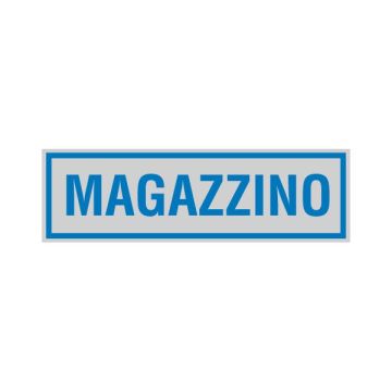CARTELLI SEGNALATORI TARGHETTA ADESIVA 165x50mm MAGAZZINO