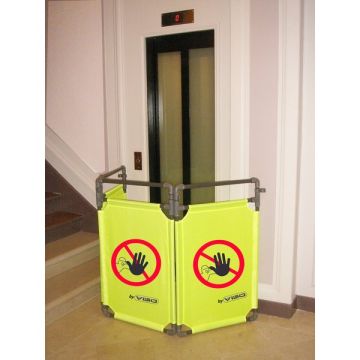 CARTELLI SEGNALATORI Barriera in polietilene per interni 170x100cm
