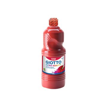 Tempera a base d'acqua GIOTTO Extra Quality flacone 1 lt rosso scarlatto 533408
