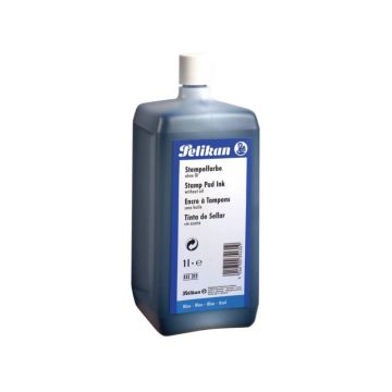 Inchiostro per timbri senza olio Pelikan bottiglia 1 litro nero 351296