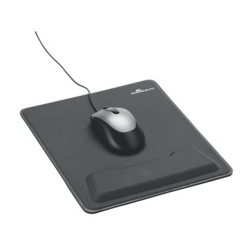 Tappetino per mouse rettangolare con supporto per polso Durable Ergotop® nero 5703-58