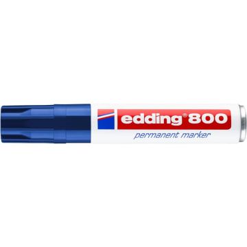 Marcatore permanente edding 800 punta scalpello 4-12 mm blu 4-800003