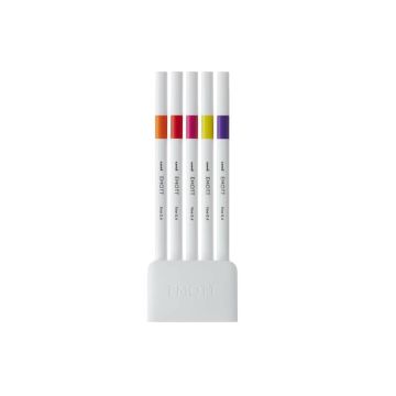 Fineliner Uni Emott - 0,4 mm - passion color conf. 5 pezzi - M PEM-SY 5C 2