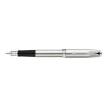 Sonnet Stainless Steel Parker Pen stilografica 1 mm S0809220