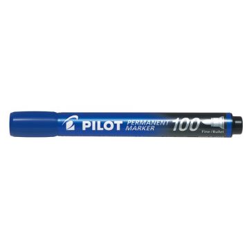 MARCATORE PERMANENTE 100 BLU P.TONDA 4.5MM PILOT cfz 12