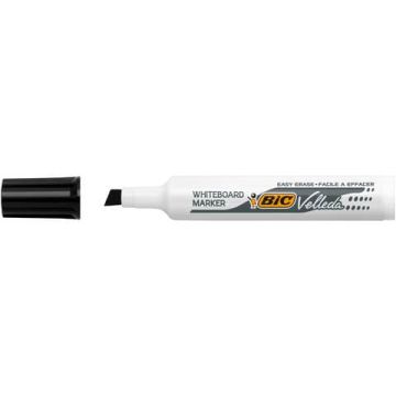 Pennarello Whiteboard Marker Velleda 1791 - punta a scalpello da 3,3mm a 4,6mm - nero - Bic