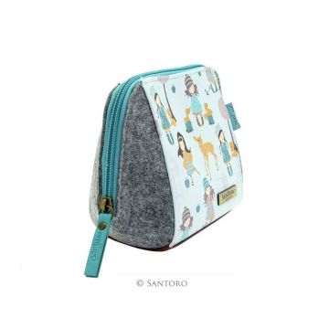 Gorjuss mini trousse- porta accessorie .Traveller Woodland. Santoro.