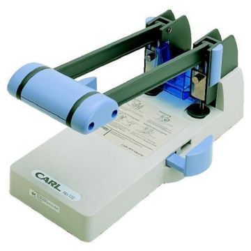 Perforatore carta alti spessori CARL perforatore 2 fori alti spessori grigio/azzurro - 0641220065