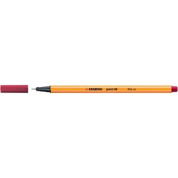 Fineliner Stabilo Point 88 0,4 mm rosso cremisi - 88/50