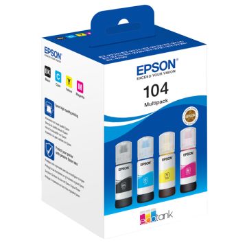 EPSON 104 ECOTANK 4-COLOUR MULTIPACK