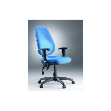 Sedia operativa girevole Unisit Oberon OBOB - rivestimento Eco blu OBOB/EB