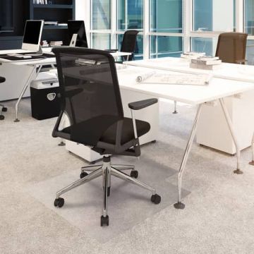 Tappeto protettivo a U Floortex CLEARTEX ValuMat™ 90x120 cm - pavimenti duri - trasparente FC129017LV