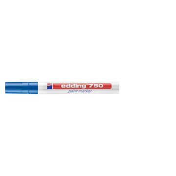 Marcatore a vernice edding 750 punta conica 2-4 mm blu 4-750003