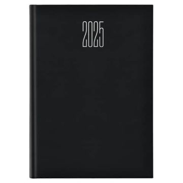 Agenda 2025 Castelli settimanale gommato 21x29,7 cm nero 25-055500406C