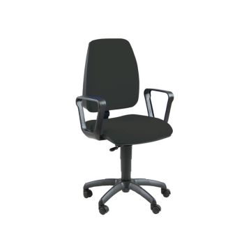 Sedia operativa girevole Unisit Jupiter JUBR Eco smart - rivestimento ignifugo nero - con braccioli - JUBR/IN