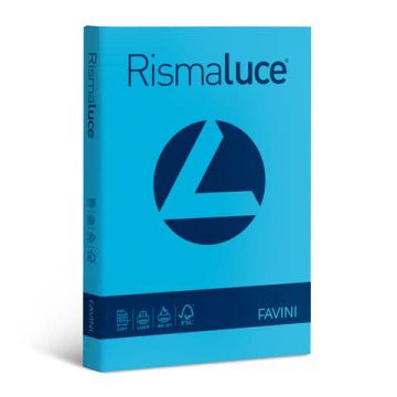 Carta colorata Favini Rismaluce colori forti 90 g/m² A3 azzurro Risma da 300 fogli - A66G313
