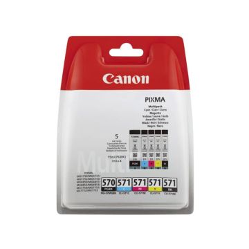 Cartuccia inkjet PGI-570/CLI-571 Canon Canon Nero-ciano-magenta-giallo 0372C004
