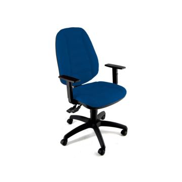 Sedia operativa girevole Unisit Cerere CRSY Eco Smart - rivestimento fili di luce blu - CRSY/F11