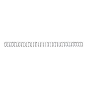 Spirali metalliche 34 anelli GBC WireBind 11mm A4 argento RG810797
