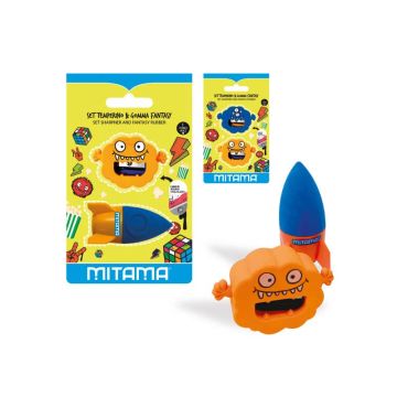 Set Temperino in plastica con gomma Mitama Fantasy - Forme Boy - conf. 2 pezzi - 62859