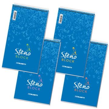 Bloc-Notes Steno Blasetti 12,5x22 cm steno 80 1120