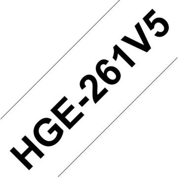 Brother Nastro Hg Da 36Mm Nero Bianco 5Pz