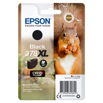 EPSON CARTUCCIA INCHIOSTRO NERO 378XL SCOIATTOLO