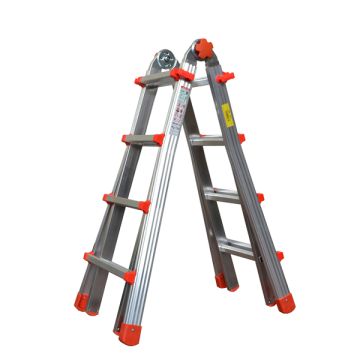 MARCHETTI SCALA TELESCOPICA ALLUMINIO 8+8 GRADINI Squadra