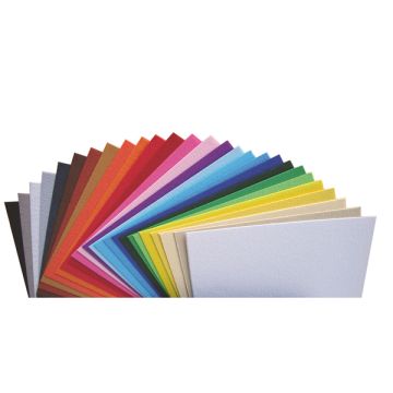 Cartoncino colorato Fabriano Elle Erre 70x100 cm 220 g conf. 10 fogli - bianco - 46470100