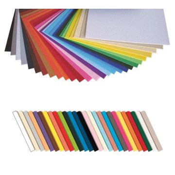 Cartoncino colorato Fabriano Elle Erre 70x100 cm 220 g conf. 10 fogli - celeste - 46470118