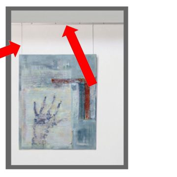 STUDIO T SISTEMA APPENDI QUADRI a PARETE Arte System