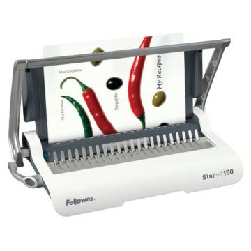 Rilegatrice Star + 150 a dorsi plastici 12 fogli  - 5627501