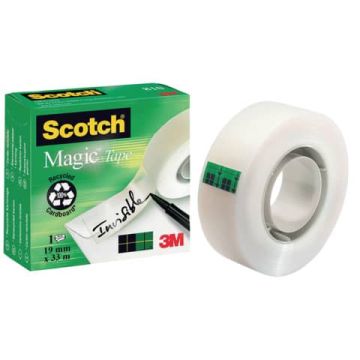 Nastro adesivo Scotch Magic™ 810 19 mm x 33 m trasparente opaco 810-1933