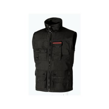 Gilet multitasche da lavoro First U-Power nero carbone - Taglia L SY004BC FIRST L
