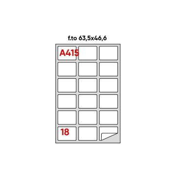 Etichette bianche permanenti Copiatabu Markin 63,5x46,6 mm X210A415