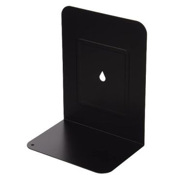 Lebez Coppia Reggilibri In Metallo Nero Art.088