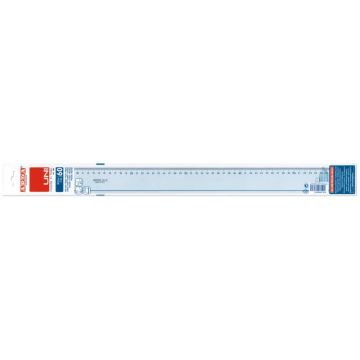Riga ARDA Uni polistirolo termoresistente fumé ottico trasparente 60cm - 28960SS