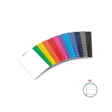 Quaderno 42 fogli PIGNA Monocromo A4 a righe C assortiti 02298870C