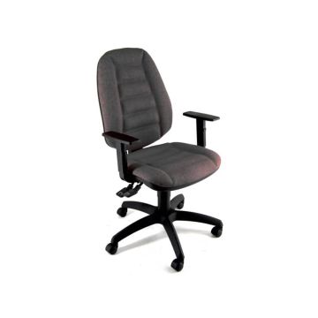 Sedia operativa girevole Unisit Cerere CRSY Eco Smart - rivestimento ignifugo grigio scuro -CRSY/IT
