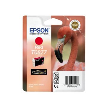 Cartuccia inkjet ink pigmentato blister RS T0877 Epson rosso C13T08774010