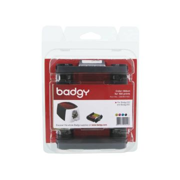 Nastro di stampa YMCKO per stampante Evolis Badgy 100 stampe/nastro multicolore - CBGR0100C