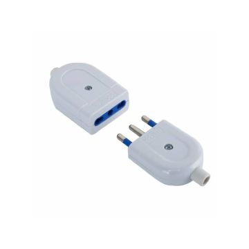 Set presa e spina P17/11 - 16A Aigostar bianco 185220