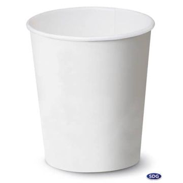 Bicchiere 195ml Bianco in cartoncino Scatolificio del Garda Bianco - conf. 50 pezzi - 111-00-S